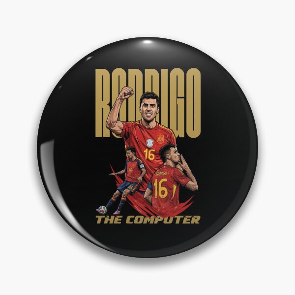 Item preview, Rodrigo The Computer Spanish Football Vexel Art designed and sold by mazyoy.