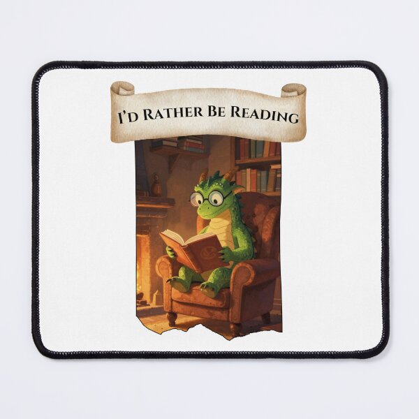 Item preview, I'd Rather Be Reading designed and sold by HideawayMtn.