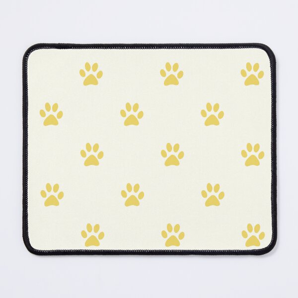 Item preview, Cute Yellow Paw Print Pattern | Minimalist Pet Lover Design | Aesthetic Puppy Paws | Cream and Yellow Paw Prints | Puppy Love Pattern | Dog Paw Seamless Design | Soft Yellow Dog Paws designed and sold by VivaFy.