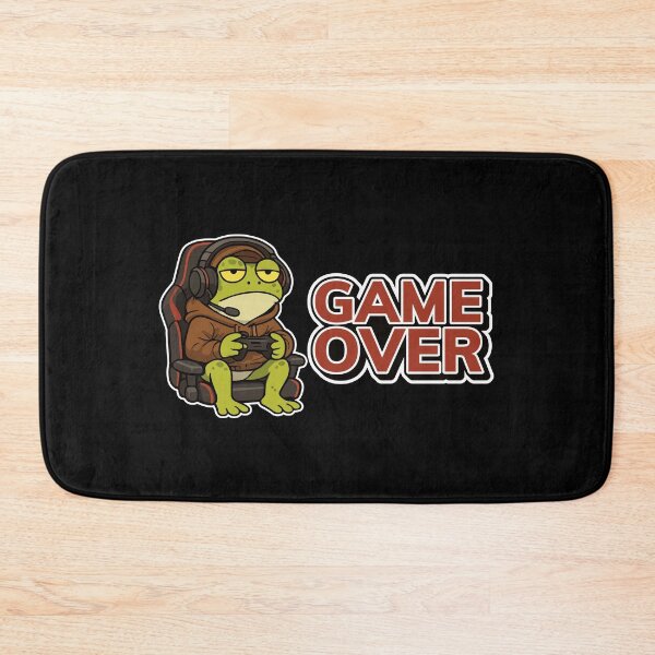Item preview, Grumpy Frog Playing Video Games designed and sold by Rickster-Store.