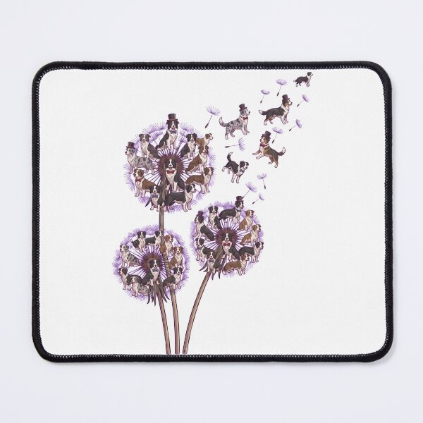 Item preview, Border Collie Dandelion Flower Dog Lover designed and sold by dian-rody-crest.