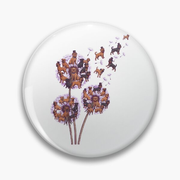 Item preview, Brussels Griffon Dandelion Flower Dog Lover designed and sold by dian-rody-crest.
