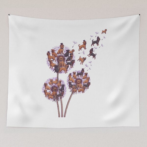 Item preview, Brussels Griffon Dandelion Flower Dog Lover designed and sold by dian-rody-crest.