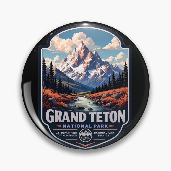 Item preview, Grand Teton National Park designed and sold by FrontierCosmic.