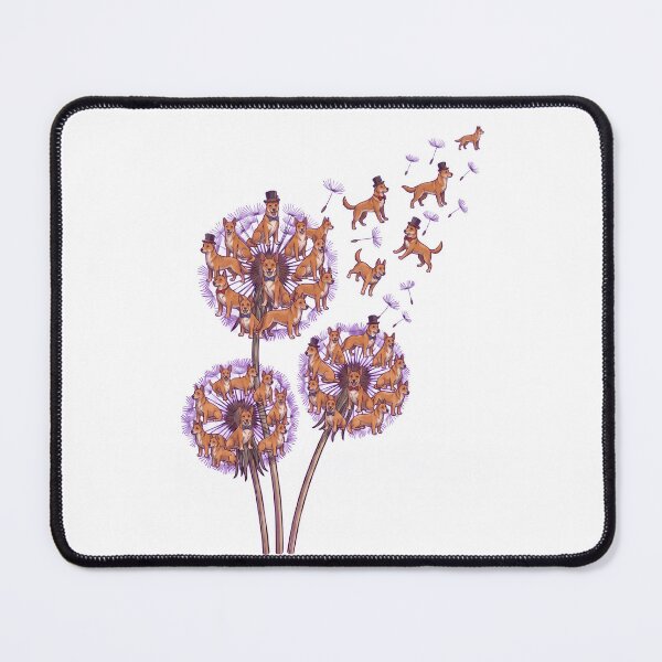 Item preview, Carolina Dog Dandelion Flower Dog Lover designed and sold by dian-rody-crest.