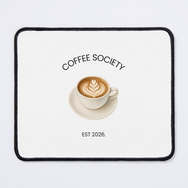 Item preview, Coffee Society | Minimalist Coffee Lover T-Shirt | Aesthetic Coffee Club Apparel designed and sold by KBizofficial.
