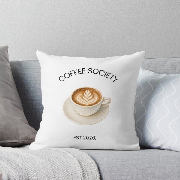 Item preview, Coffee Society | Minimalist Coffee Lover T-Shirt | Aesthetic Coffee Club Apparel designed and sold by KBizofficial.