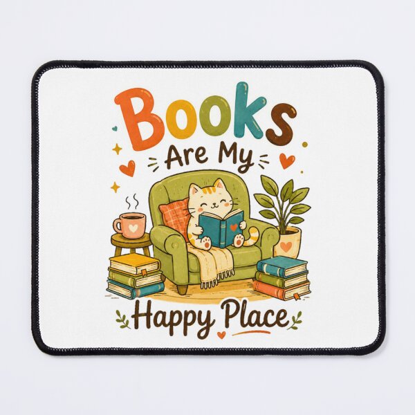 Item preview, Books Are My Happy Place Cute designed and sold by StockAnime.