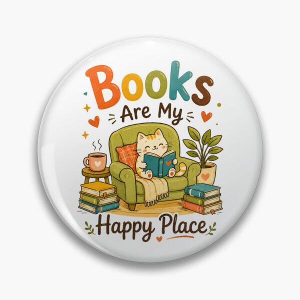 Item preview, Books Are My Happy Place Cute designed and sold by StockAnime.