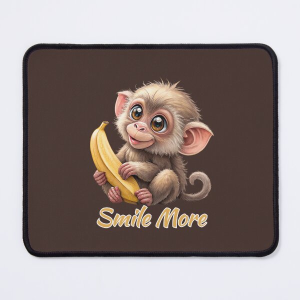 Item preview, Cute Baby Monkey Holding a Banana designed and sold by All About DigiCraft by Fedelina.