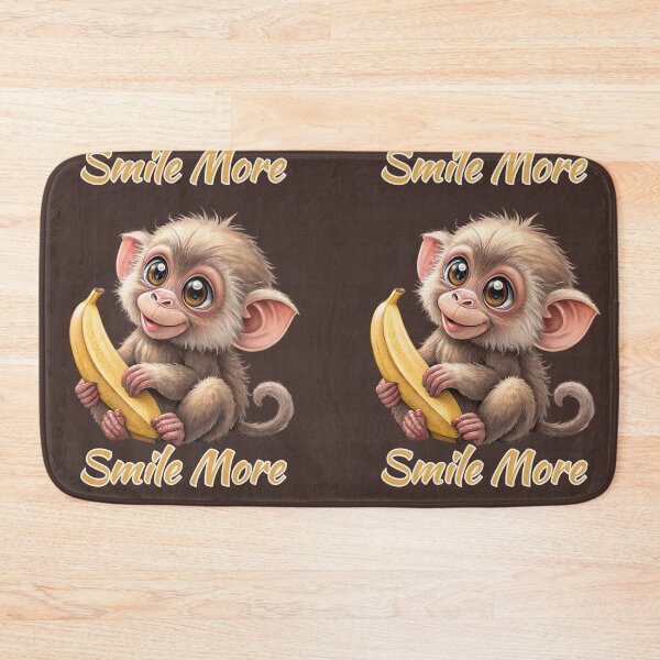 Item preview, Cute Baby Monkey Holding a Banana designed and sold by All About DigiCraft by Fedelina.