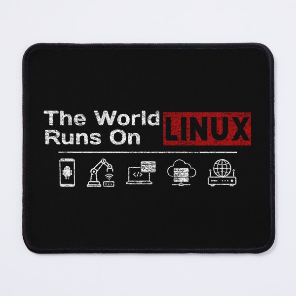 Item preview, The World Runs On Linux - Linux User designed and sold by WR Design.
