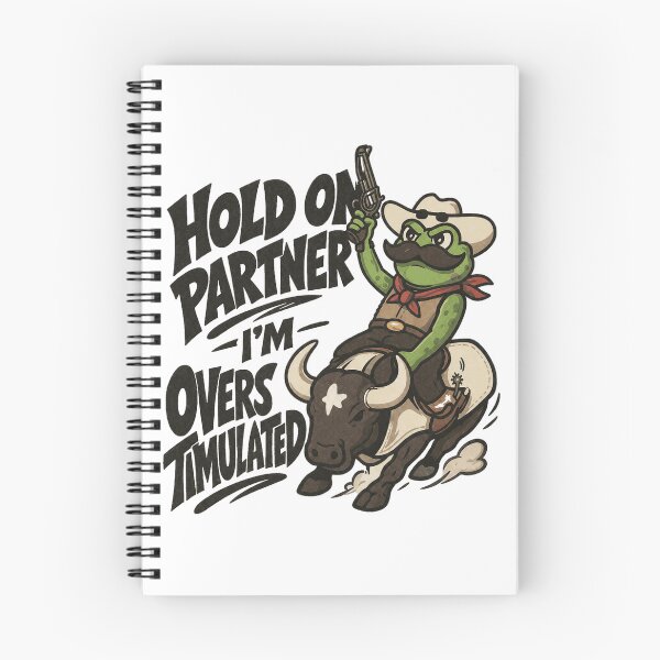Item preview, Hold On Partner Im Overstimulated designed and sold by ryanapples2.