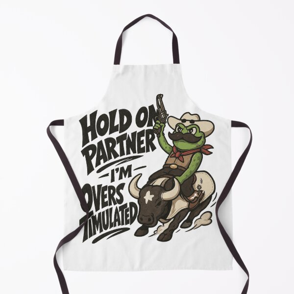 Item preview, Hold On Partner Im Overstimulated designed and sold by ryanapples2.