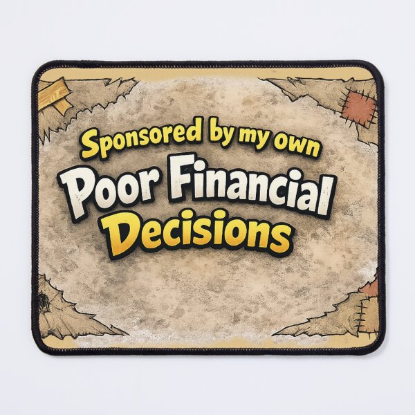 Item preview, poor financial decisions designed and sold by LaffinLair.
