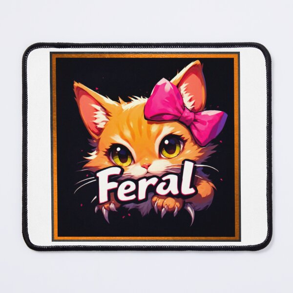 Item preview, Cute but feral orange designed and sold by Squeekie D's Silly Tees.