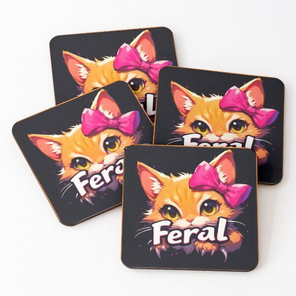 Item preview, Cute but feral orange designed and sold by Squeekie D's Silly Tees.