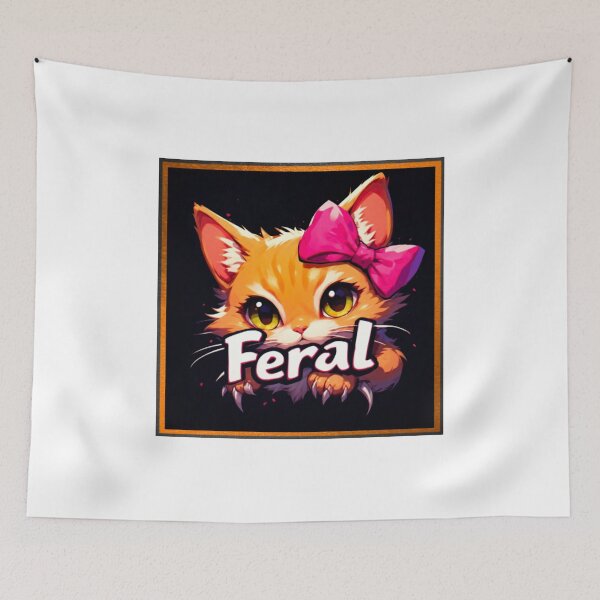 Item preview, Cute but feral orange designed and sold by Squeekie D's Silly Tees.