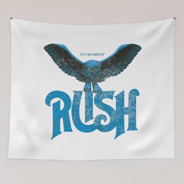 Item preview, rush band owl vintage rock designed and sold by faizankhan124.