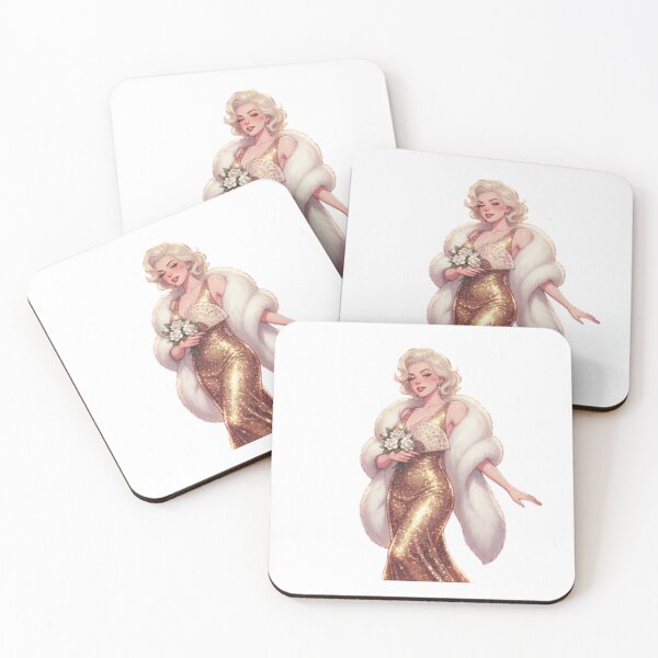 Item preview, Hollywood Blonde Beauty Retro Artwork designed and sold by Nurzhik.