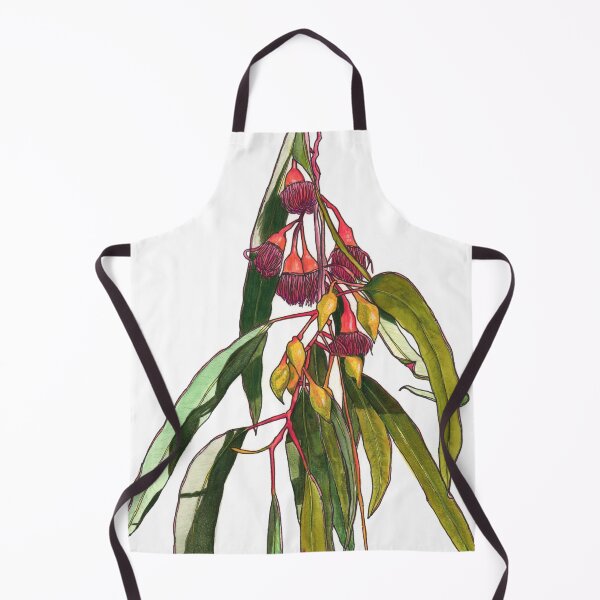 Item preview, Eucalyptus flowers leaves pink green designed and sold by blueidesign.