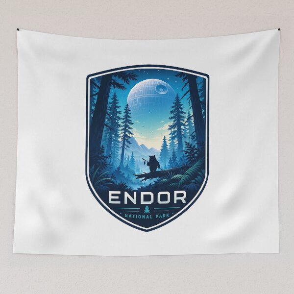 Item preview, Endor National Park designed and sold by FrontierCosmic.