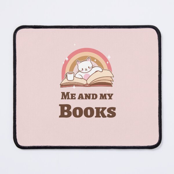 Item preview, Me and My Books – Serious Kitty Edition designed and sold by Novel Works Studio.