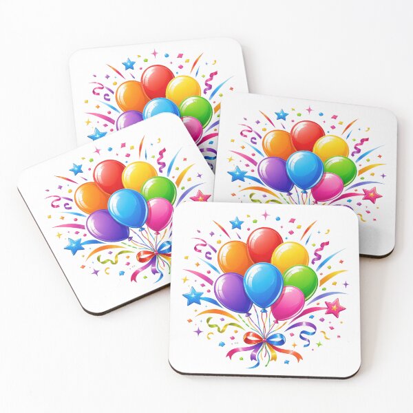 Item preview, Balloon Party Burst designed and sold by syotos-ai.