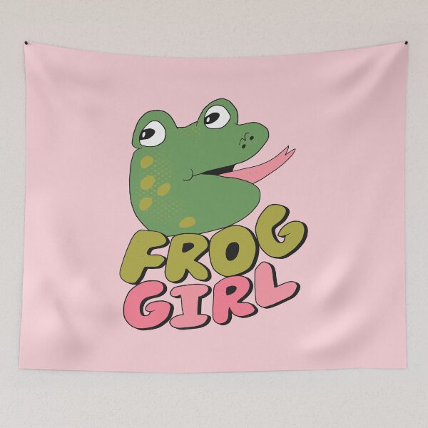 Item preview, Frog Girl designed and sold by yellowflowerhut.