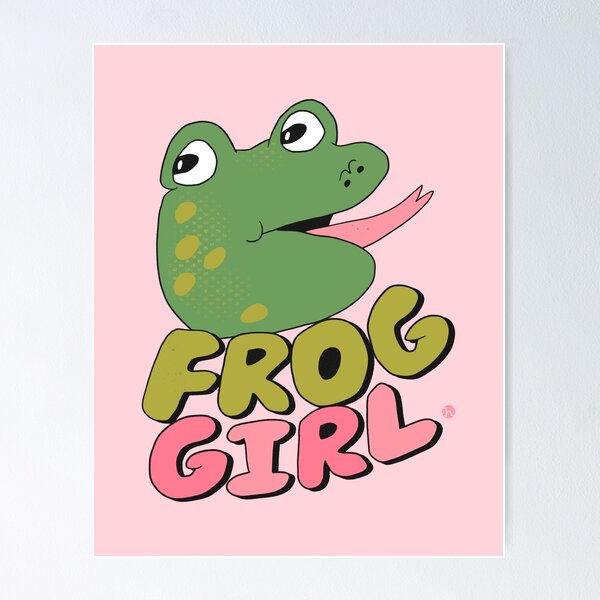 Item preview, Frog Girl designed and sold by yellowflowerhut.