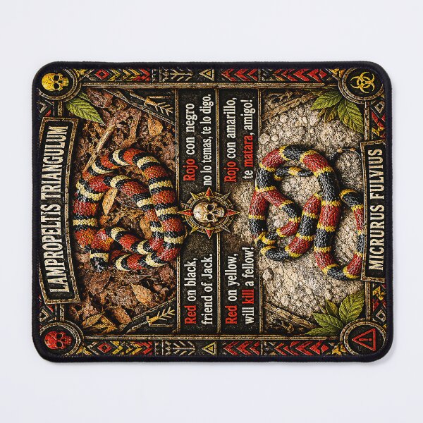 Item preview, Red Means Read Carefully! | Funny Snake Keeper Warning | Herpetology Poetry designed and sold by Alchemy Forge.