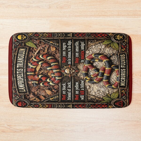Item preview, Red Means Read Carefully! | Funny Snake Keeper Warning | Herpetology Poetry designed and sold by Alchemy Forge.