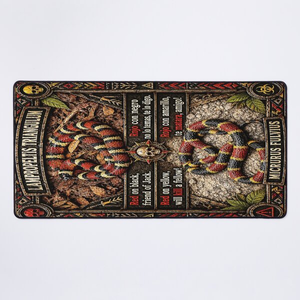 Item preview, Red Means Read Carefully! | Funny Snake Keeper Warning | Herpetology Poetry designed and sold by Alchemy Forge.