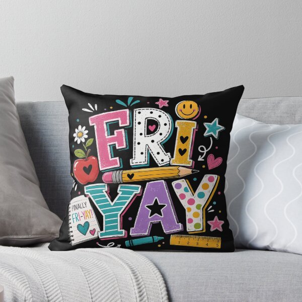 Item preview, Happy Fri-Yay Teacher Fri Yay Friday Weekend Cute Fri-Yay designed and sold by OlakunleOloroz.