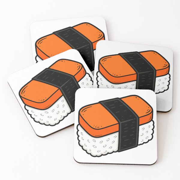 Item preview, Spam Musubi Cute Hand Drawn designed and sold by teeperfect.