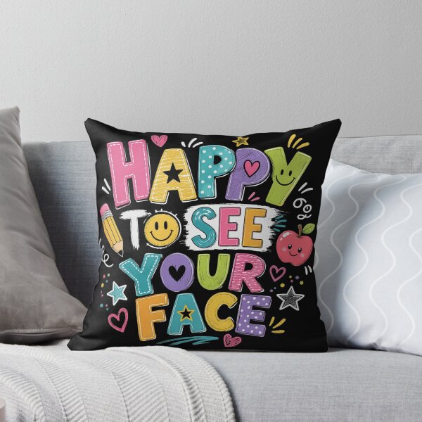 Item preview, Happy to See Your Face Funny Back to School Teachers Student designed and sold by OlakunleOloroz.