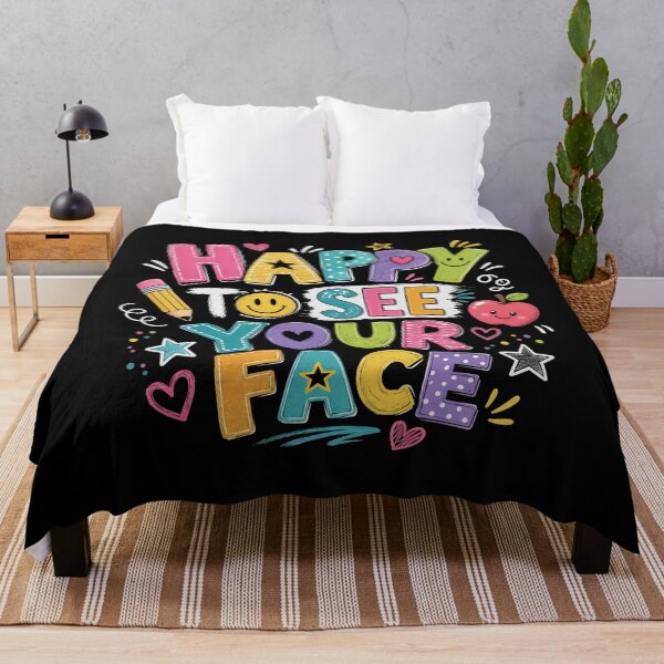 Item preview, Happy to See Your Face Funny Back to School Teachers Student designed and sold by OlakunleOloroz.