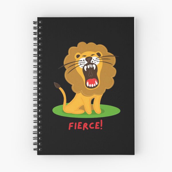 Item preview, Fierce Roaring Lion Cartoon designed and sold by EmmaleveNArt.