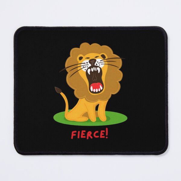 Item preview, Fierce Roaring Lion Cartoon designed and sold by EmmaleveNArt.