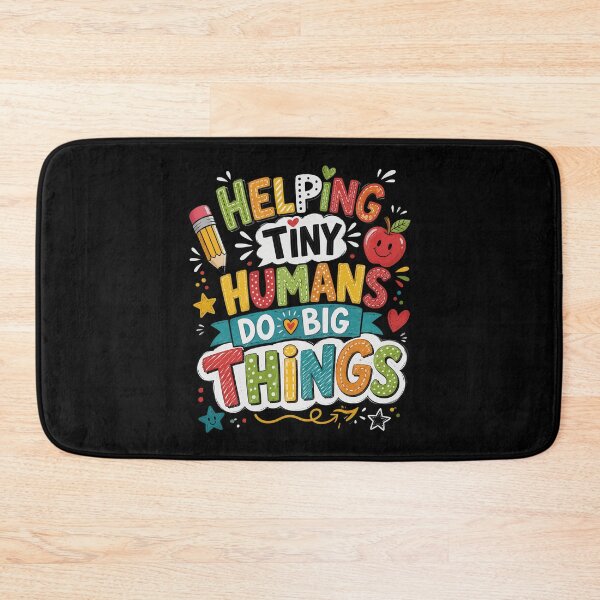 Item preview, Helping Tiny Humans Do Big Things Cute Teacher designed and sold by OlakunleOloroz.