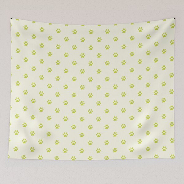 Item preview, Cute Lime Green Paw Print Pattern | Minimalist Pet Lover Design | Lime Green Puppy Paws | Cream and Green Paw Prints | Puppy Love Pattern | Dog Paw Seamless designed and sold by VivaFy.
