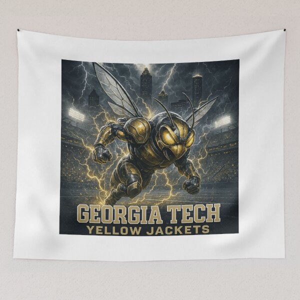 Item preview, Georgia Tech yellow jackets designed and sold by Rackzdesign.