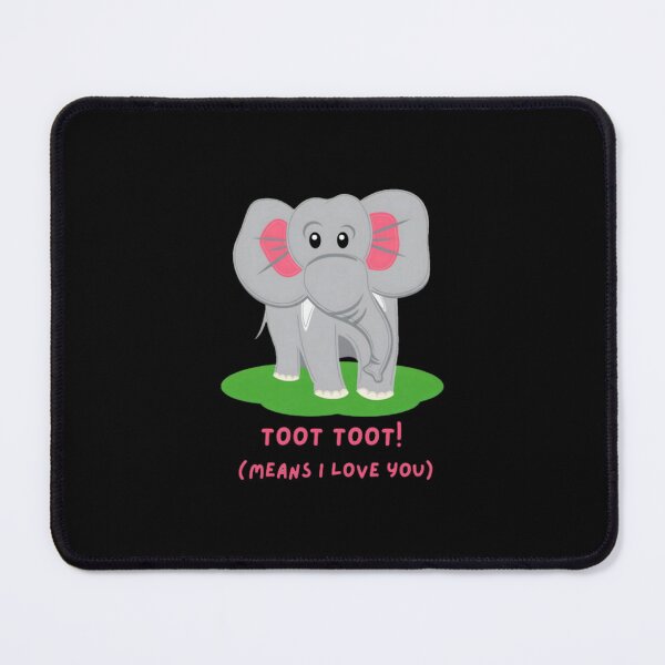 Item preview, Toot Toot! Cute Baby Elephant Cartoon designed and sold by EmmaleveNArt.