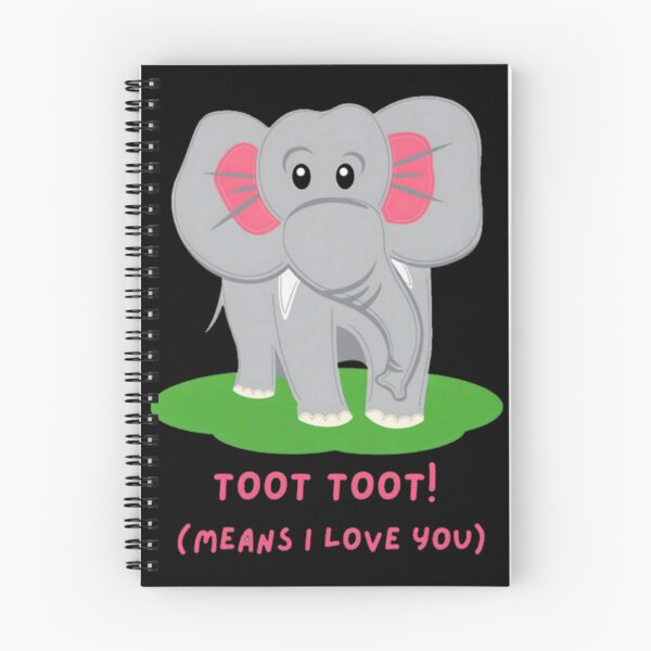 Item preview, Toot Toot! Cute Baby Elephant Cartoon designed and sold by EmmaleveNArt.