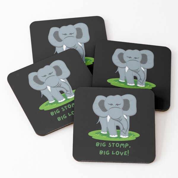 Item preview, Big Stomp - Cute Baby Elephant Cartoon designed and sold by EmmaleveNArt.