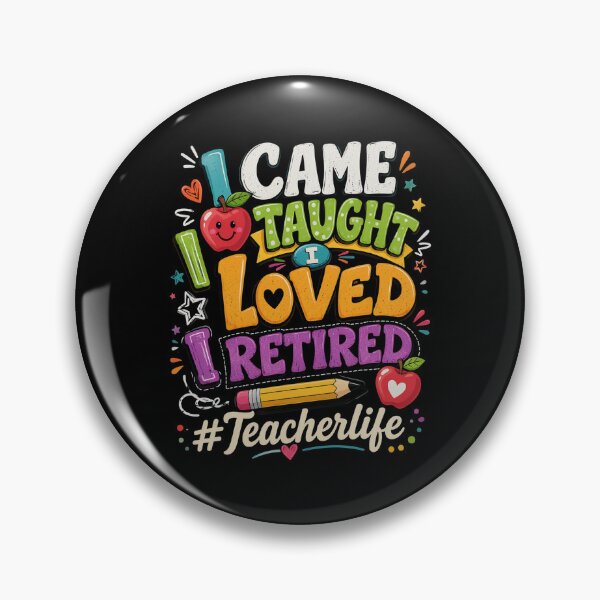 Item preview, Retro I Came I Taught I Loved I Retired Teacher Life designed and sold by OlakunleOloroz.