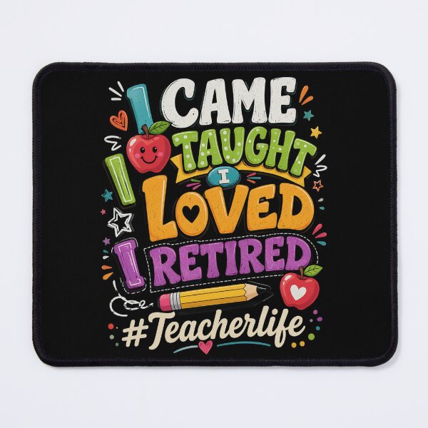 Item preview, Retro I Came I Taught I Loved I Retired Teacher Life designed and sold by OlakunleOloroz.