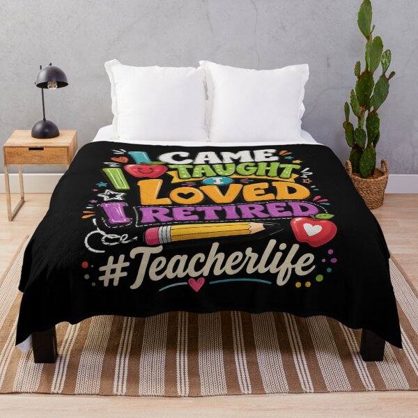 Item preview, Retro I Came I Taught I Loved I Retired Teacher Life designed and sold by OlakunleOloroz.