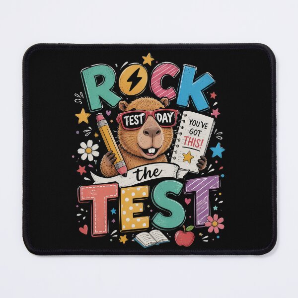 Item preview, Rock The Test Day Funny Capybara Exam Testing Day School designed and sold by OlakunleOloroz.