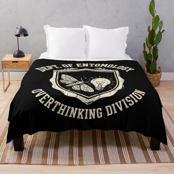 Item preview, Dept of Entomology Overthinking Division Vintage Crest Moth Lightbulb Graphic designed and sold by SplashTastic.